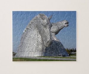 The Kelpies jigsaw puzzle , Helix Park , Falkirk , Kelpies